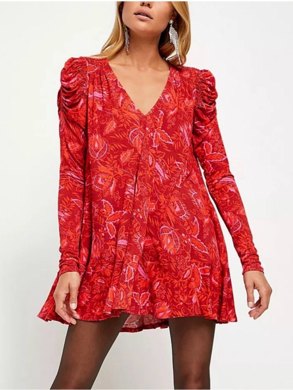 Free People Hello Lover Swing Tunic
